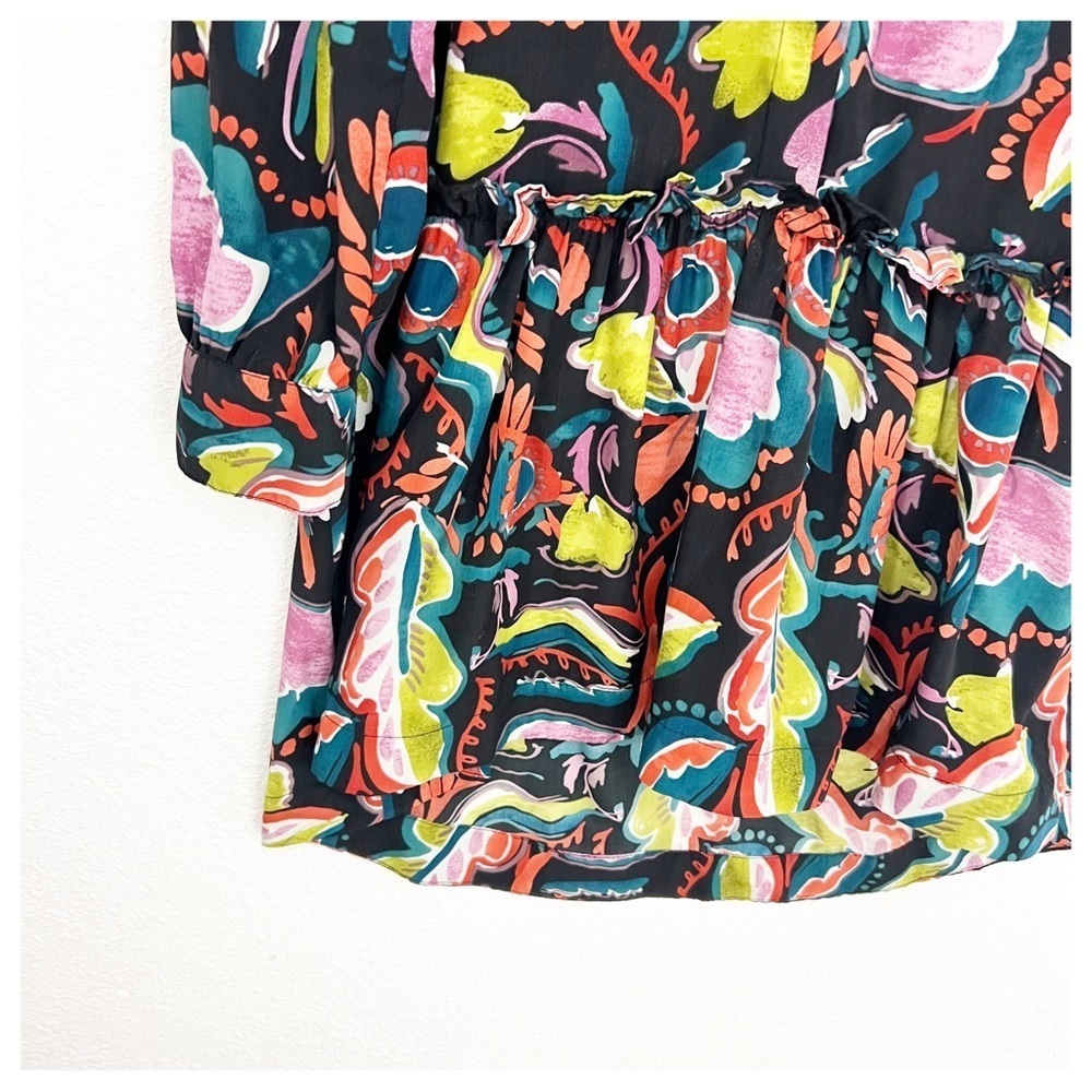 Philosophy Colorful Button Down Shirt Dress, Size Small - Picture 3 of 9